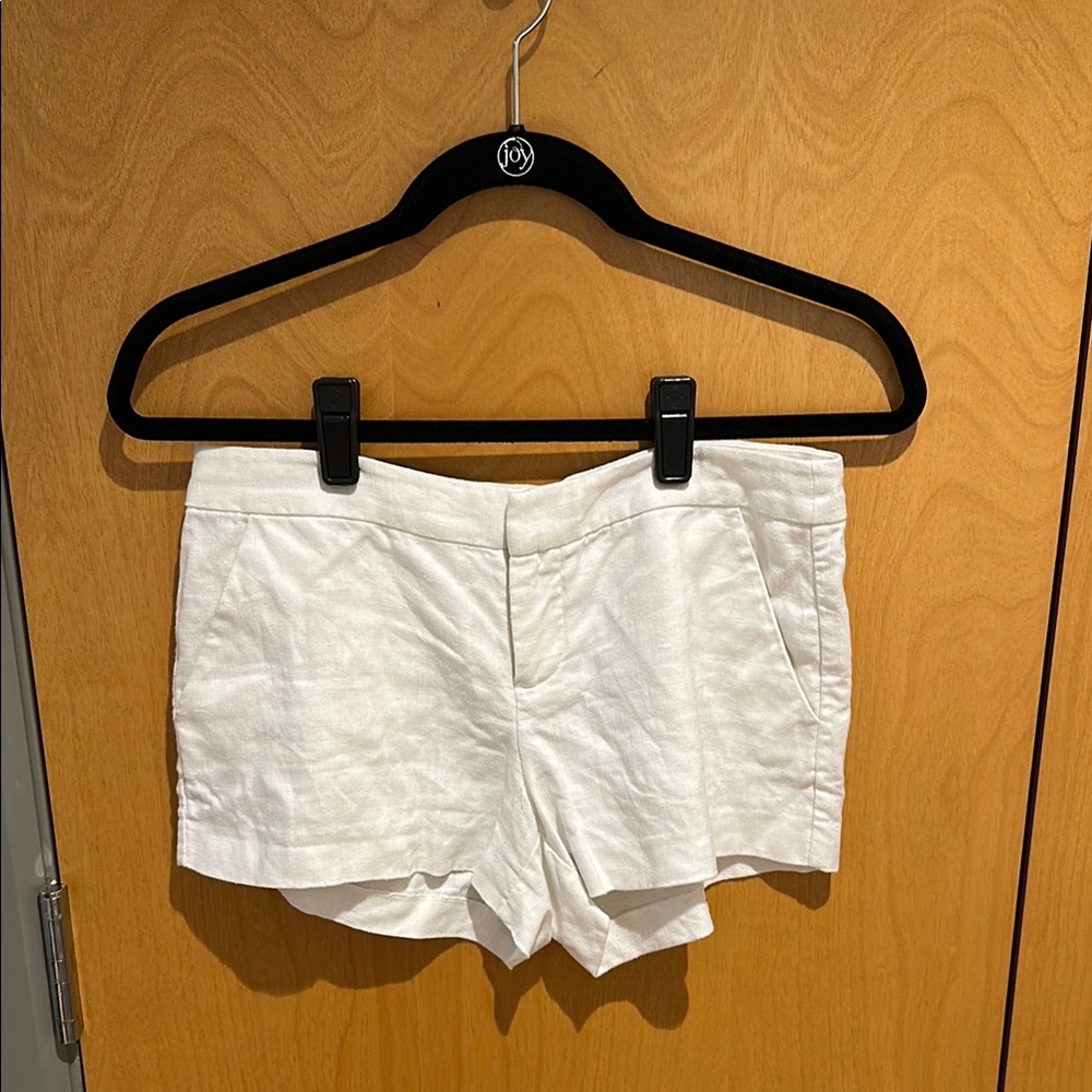 Joie Women's White Linen Shorts